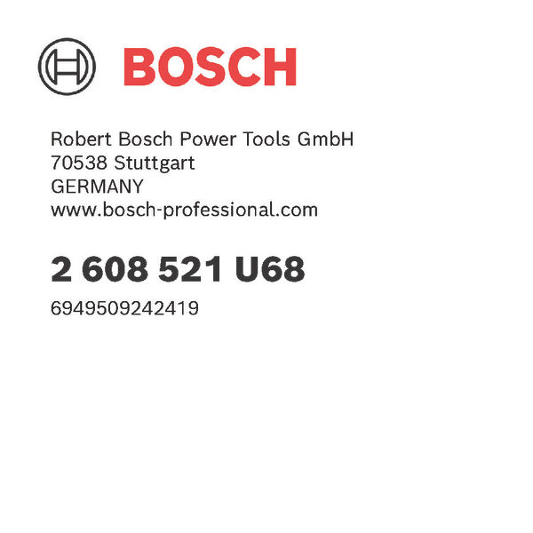 BOSCH PRO Nutsetter Impact, 3/8" x 65 mm