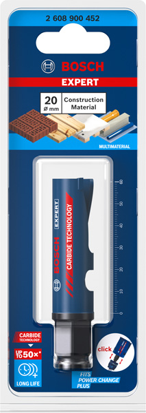 BOSCH EXPERT Construction Material Lochsäge, 20x60 mm