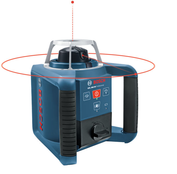 BOSCH Rotationslaser GRL 300 HV, mit RC 1, WM 4, LR 1, BT 300 HD und GR 240 BOSCH Rotationslaser GRL 300 HV, mit RC 1, WM 4, LR 1, BT 300 HD und GR 240