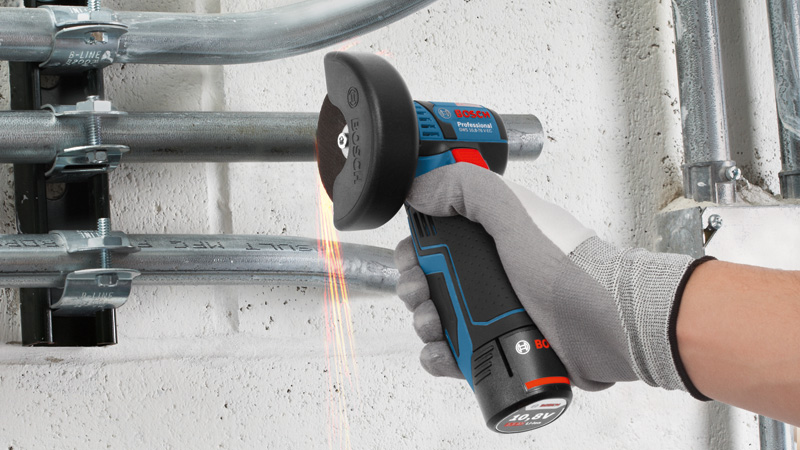 BOSCH Akku-Winkelschleifer GWS 12V-76 in L-BOXX