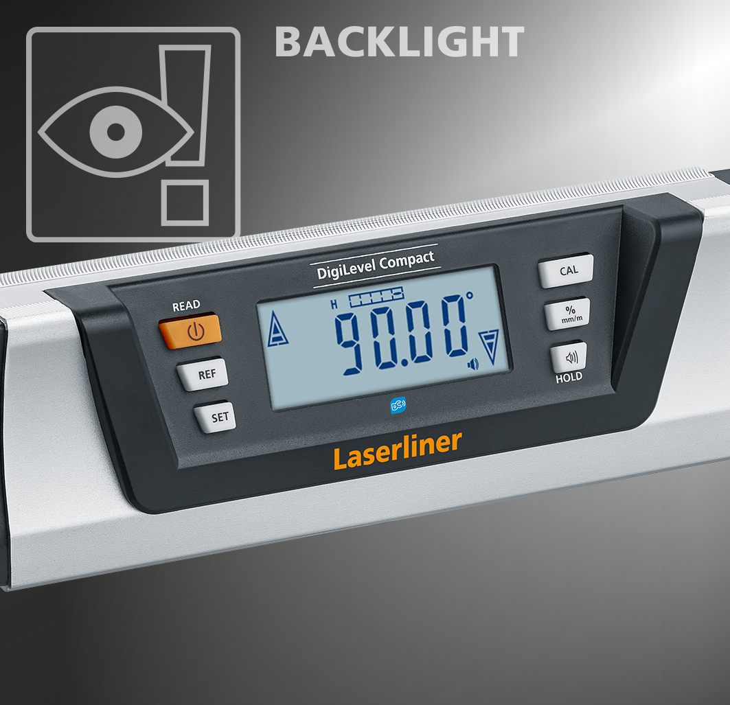 LASERLINER Digitale Elektronik-Wasserwaage DigiLevel Compact