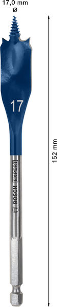 BOSCH EXPERT Self Cut Speed Flachfräsbohrer, 17 x 152 mm