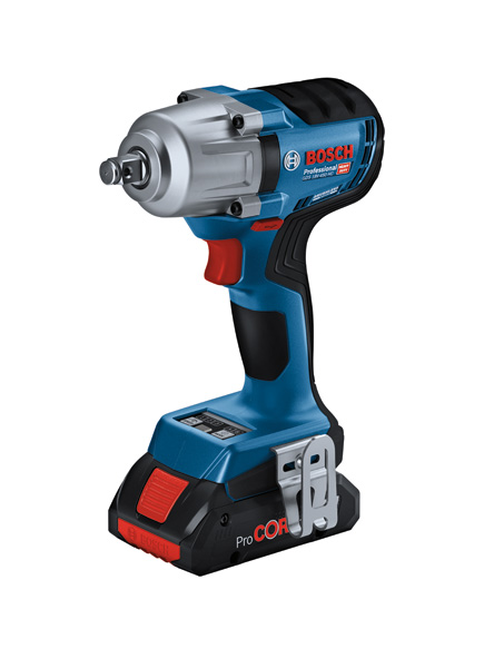 BOSCH Akku-Drehschlagschrauber GDS 18V-450 HC, 2 x Akku GBA 18V 5.0Ah in L-BOXX