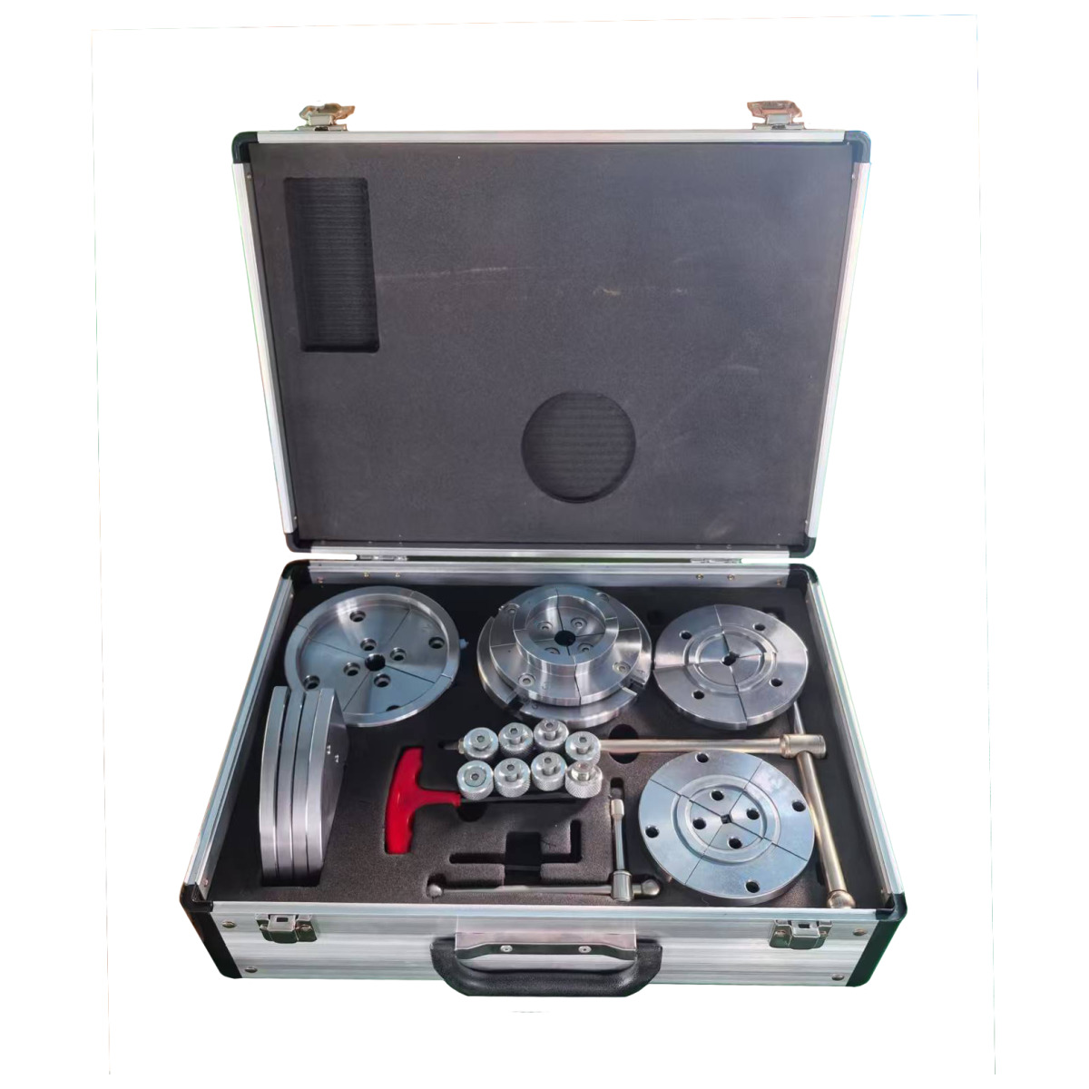 Holzkraft Vier-Backenfutter Ø115mm Premium-Set mit Ablaufsicherung Holzkraft Vier-Backenfutter Ø115mm Premium-Set mit Ablaufsicherung