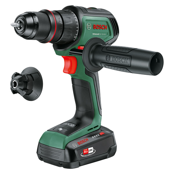 BOSCH Akku-Bohrschrauber AdvancedDrill 18V-80 QuickSnap,1 x Akku PBA 18V 2.5Ah BOSCH Akku-Bohrschrauber AdvancedDrill 18V-80 QuickSnap,1 x Akku PBA 18V 2.5Ah