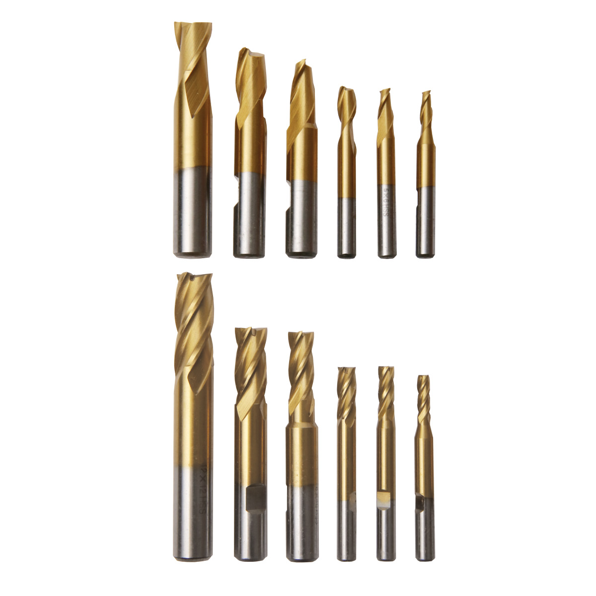 Optimum Schaftfräser-Satz HSS, 12-teilig Optimum Schaftfräser-Satz HSS, 12-teilig