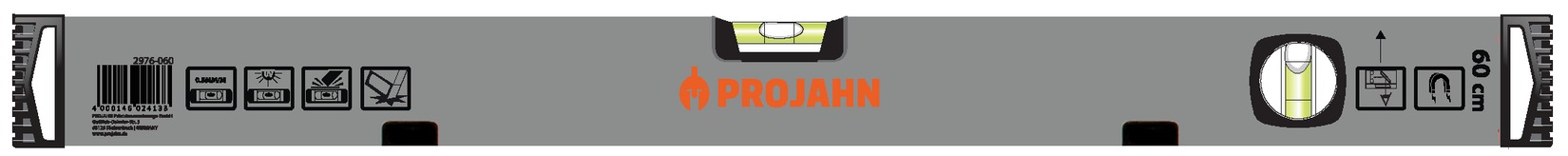 Projahn Wasserwaage Plus 100 cm mit Magnet