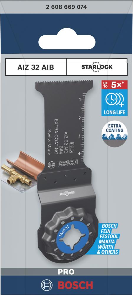 BOSCH PRO AIZ 32 AIB Blatt für Multifunktionswerkzeuge, 32 x 50 mm