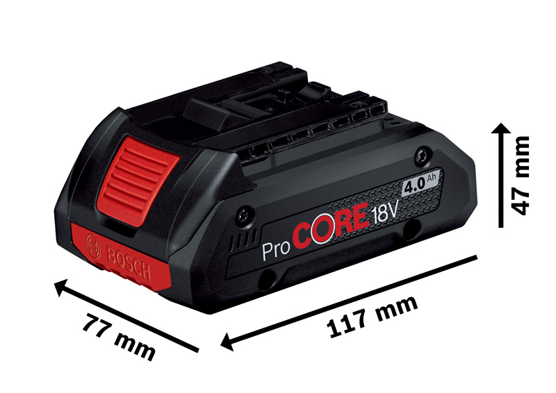 BOSCH Akkupack 4x ProCORE18V 4,0Ah + 2x ProCORE18V 8,0Ah