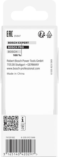 BOSCH PRO Nutfräser, zweischneidig, Ø 16 x L 40, Schaft 12 mm BOSCH PRO Nutfräser, zweischneidig, Ø 16 x L 40, Schaft 12 mm