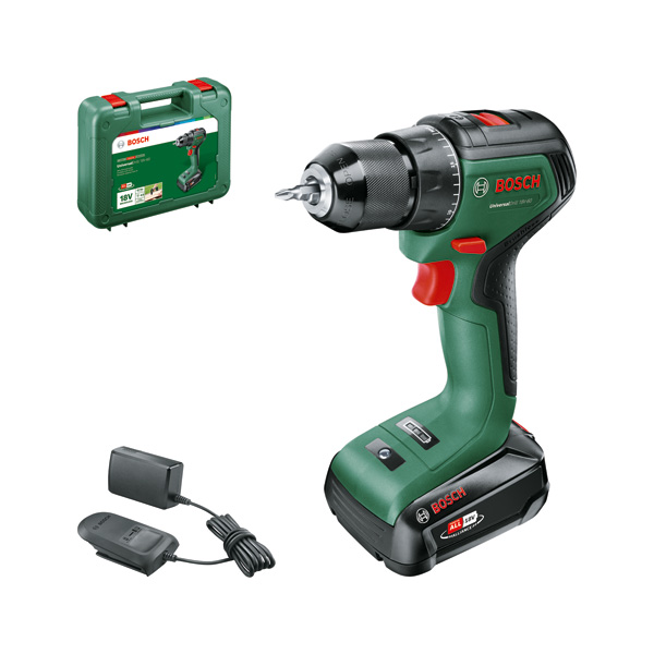 BOSCH Akku-Bohrschrauber UniversalDrill 18V-60, 1 x Akku PBA 18V 2.0Ah, Tragekoffer BOSCH Akku-Bohrschrauber UniversalDrill 18V-60, 1 x Akku PBA 18V 2.0Ah, Tragekoffer