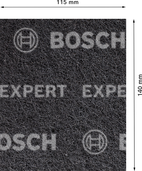 BOSCH EXPERT N880 Vliespad, 115x140mm, Mittleres SiC BOSCH EXPERT N880 Vliespad, 115x140mm, Mittleres SiC