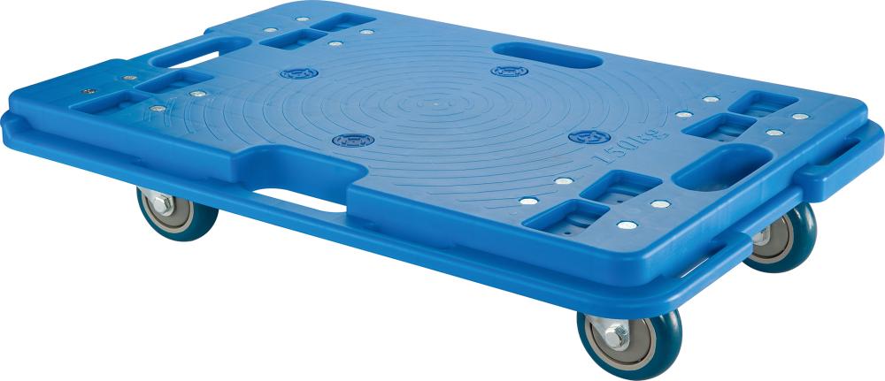 BS ROLLEN Allzweckroller.950 mit Platte Polyurethan blau