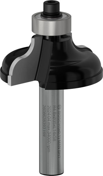 BOSCH PRO Profilfräser klassisch, R 4,8, Schaft 8 mm
