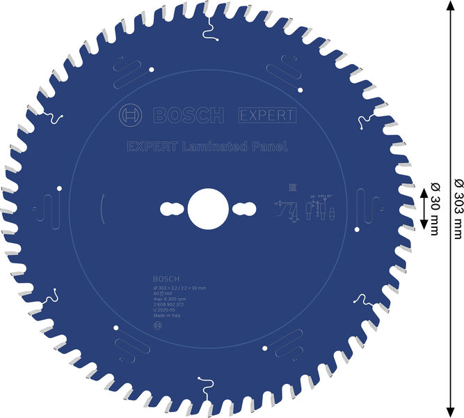 BOSCH EXPERT Laminated Panel Kreissägeblatt, 303x30 mm, Z60