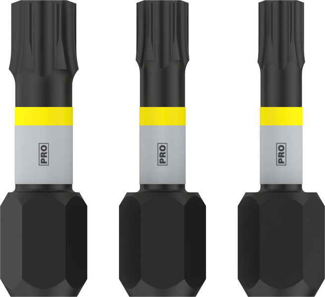 BOSCH PRO T Impact Bit Set, 25 mm, 3-tlg BOSCH PRO T Impact Bit Set, 25 mm, 3-tlg