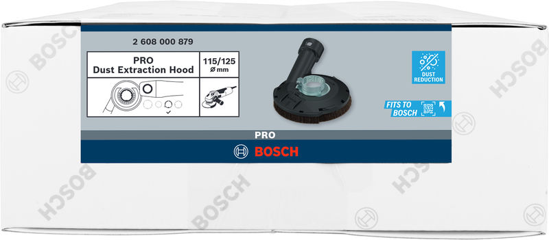 BOSCH PRO Absaughaube, mit Schlüssel, 115/125 mm