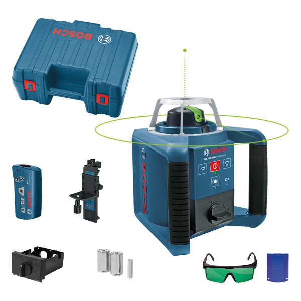 BOSCH Rotationslaser GRL 300 HVG, 2 x Batterie LR20 1,5V im Handwerkerkoffer BOSCH Rotationslaser GRL 300 HVG, 2 x Batterie LR20 1,5V im Handwerkerkoffer
