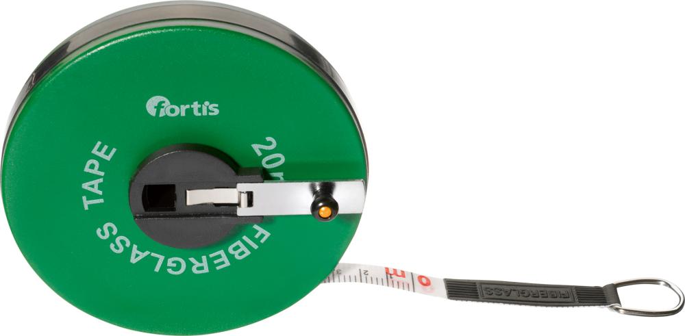 FORTIS Kapselbandmaß Glasfaser 20mx15mm Maßanfang A FORTIS
