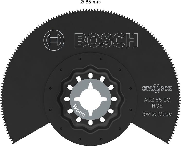 BOSCH ACZ 85 EC Holz Segmentsägeblatt, Starlock, 85 mm, 10-tlg. BOSCH ACZ 85 EC Holz Segmentsägeblatt, Starlock, 85 mm, 10-tlg.