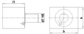 FORTIS Vierkant-Rohling VDI A1 40x100mm FORTIS