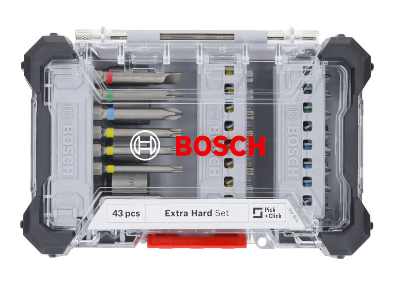 BOSCH Extra Hard Schrauberbit-Set, 43-tlg.