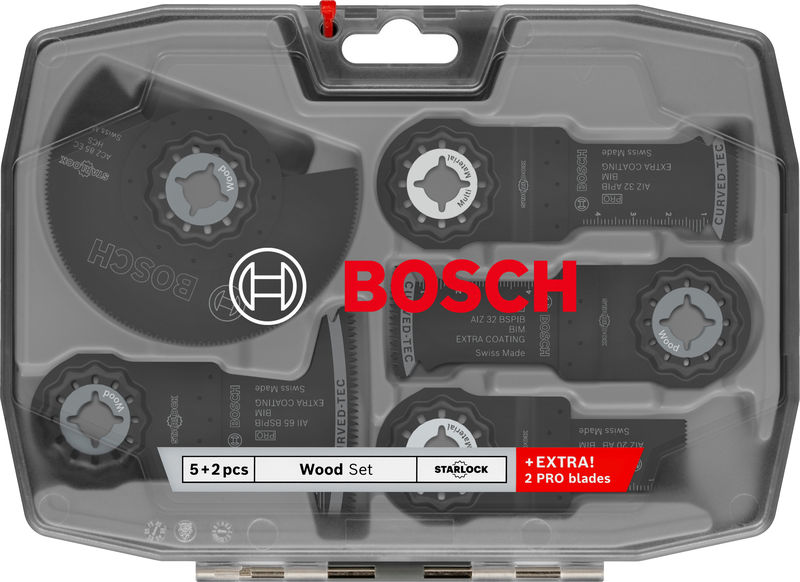 BOSCH Holz-Set, 7-tlg.