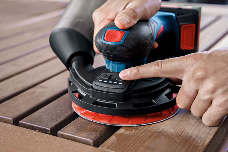 BOSCH Akku-Exzenterschleifer EXEX18V-150-5, L-BOXX 162