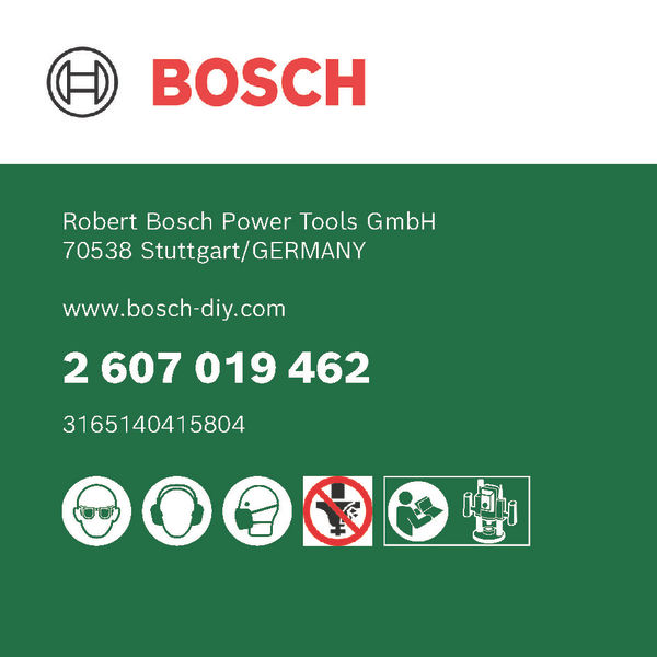 BOSCH 6-teiliges HM-Fräser-Set (1/4" Schaft)