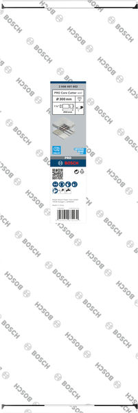 BOSCH PRO Nassbohrkrone, 300 x 450 mm, 1 1/4" UNC