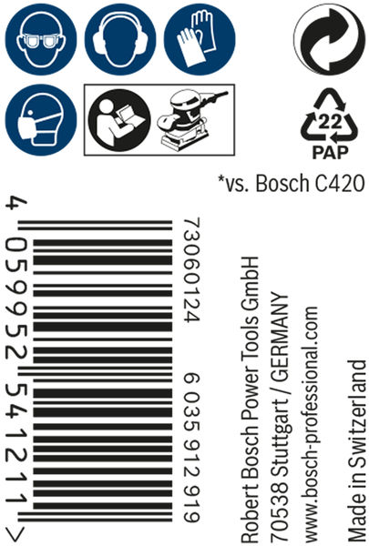 BOSCH EXPERT M480 Schleifnetzrolle, 93x5000mm, K32