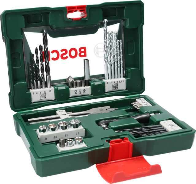 BOSCH 41-teiliges V-Line Bohrer- und Bit-Set mit Winkelschraube BOSCH 41-teiliges V-Line Bohrer- und Bit-Set mit Winkelschraube