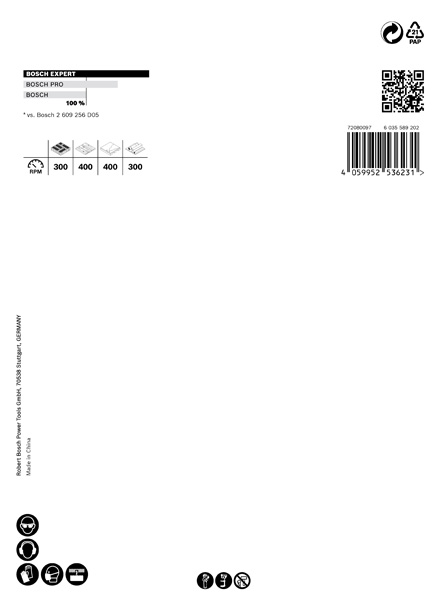 BOSCH EXPERT Construction Material Lochsäge, 86x60 mm