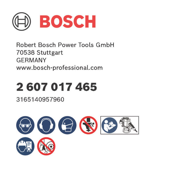 BOSCH PRO Nutfräser-Set, Schaft 6 mm, 6-tlg