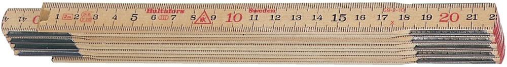 HULTAFORS Gliedermaßstab Birke 2mx17mm natur Hultafors HULTAFORS Gliedermaßstab Birke 2mx17mm natur Hultafors