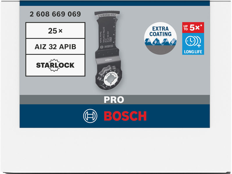 BOSCH PRO AIZ 32 APIB Blatt für Multifunktionswerkzeuge, 32 x 50 mm