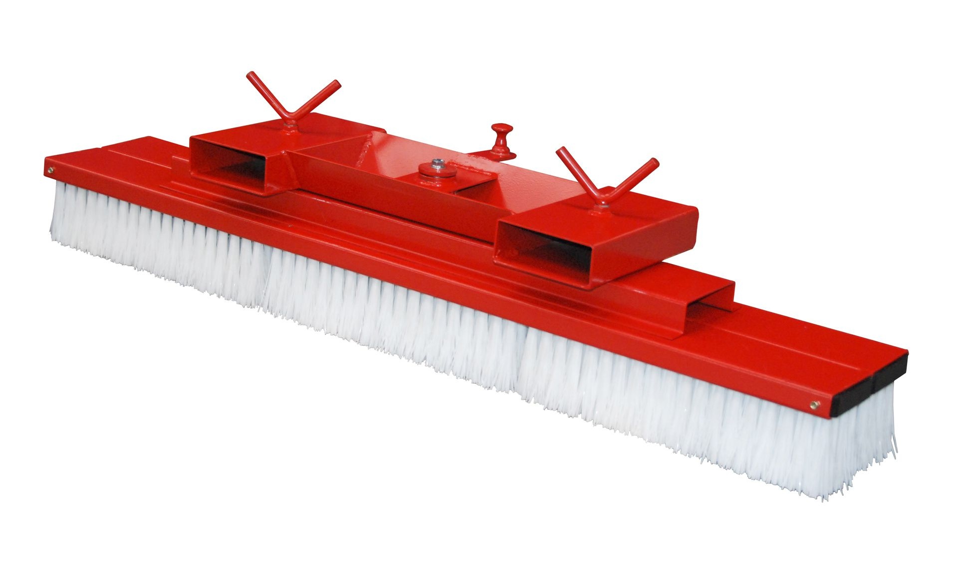 BAUER Gabelstapler-Kehrbesen SKB 150, lackiert, RAL 3000 Feuerrot