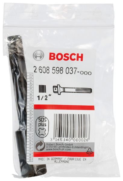 BOSCH Adapter SDS plus auf 1/2-Zoll Außenvierkant