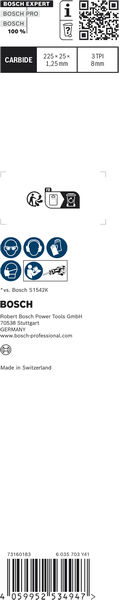 BOSCH EXPERT ‘Tough Wood’ S 1142 KHM Säbelsägeblatt, 3 Stück