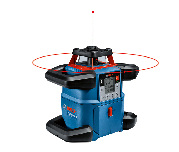 BOSCH Rotationslaser GRL 600 CHV, 1 x Akku ProCORE18V 4.0Ah