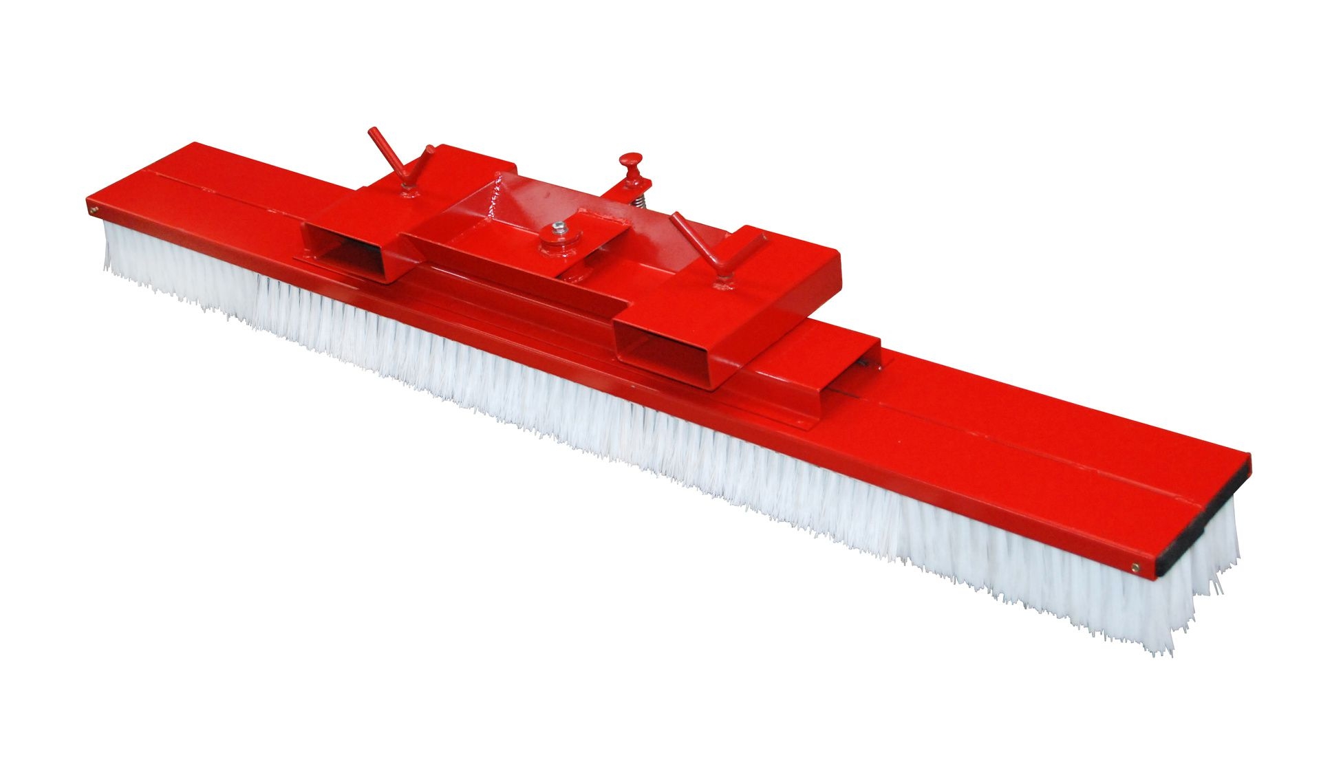 BAUER Gabelstapler-Kehrbesen SKB 200, lackiert, RAL 3000 Feuerrot