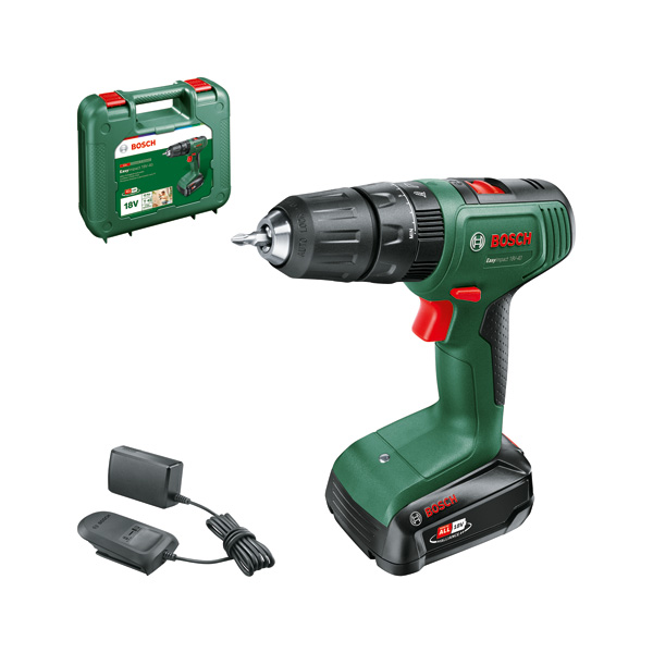 BOSCH Akku-Bohrschrauber EasyImpact 18V-40, 1 x Akku PBA 18V 1.5Ah
