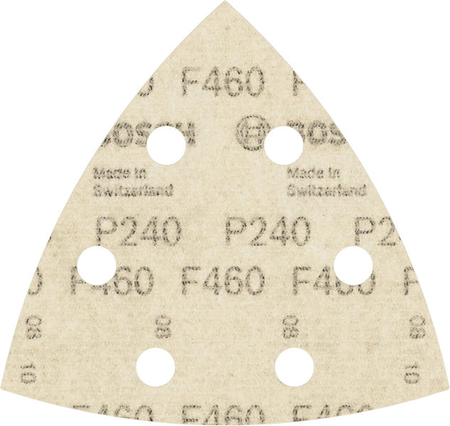 BOSCH PRO F460 Schleifblatt, 93 x 93 mm; G240, 5-tlg.