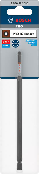 BOSCH PRO Robertson Impact Bit, R2, 150 mm
