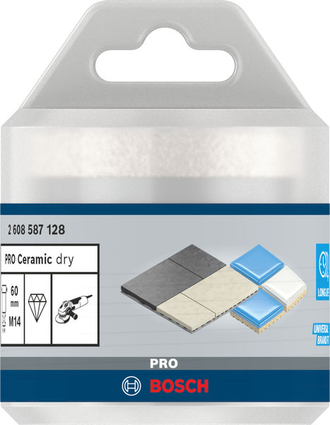 BOSCH PRO Ceramic Trockenbohrkrone, 60 x 35 x 14 mm