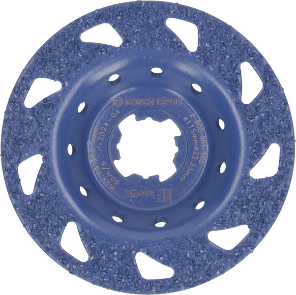 BOSCH EXPERT Multi Material Carbide-Topfscheibe med., flach, X-LOCK, 115 mm, 22,23 mm BOSCH EXPERT Multi Material Carbide-Topfscheibe med., flach, X-LOCK, 115 mm, 22,23 mm
