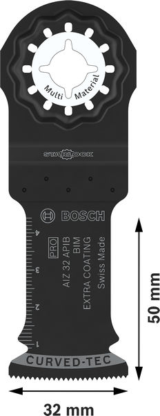 BOSCH PRO AIZ 32 APIB Blatt für Multifunktionswerkzeuge, 32 x 50 mm BOSCH PRO AIZ 32 APIB Blatt für Multifunktionswerkzeuge, 32 x 50 mm