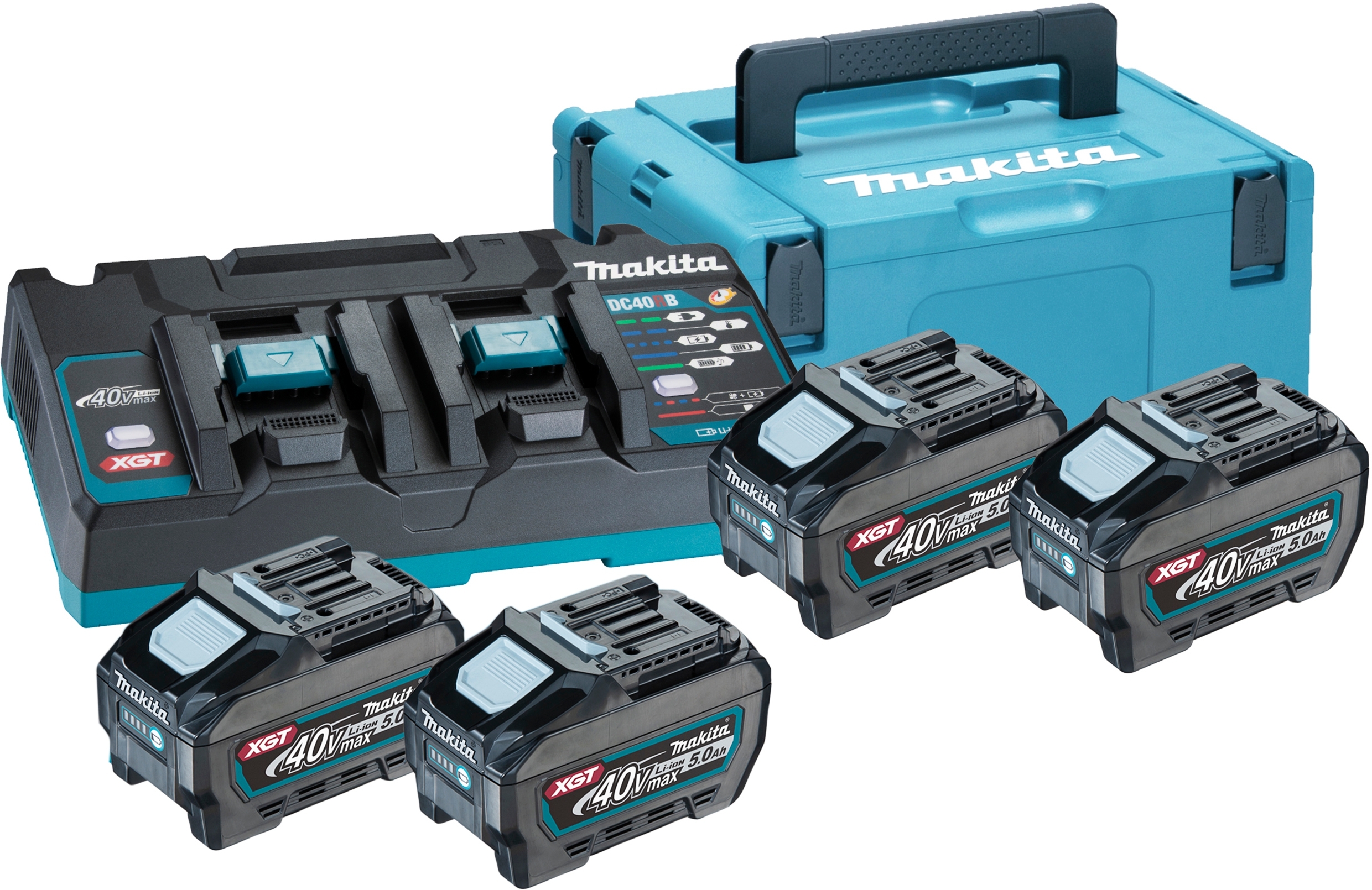 MAKITA Power Source Kit Li 40V 5,0 Ah / 4x40V 5,0Ah + DC40RB MAKITA Power Source Kit Li 40V 5,0 Ah / 4x40V 5,0Ah + DC40RB