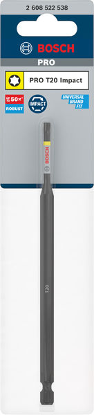 BOSCH PRO Torx Impact Bit, T20, 150 mm BOSCH PRO Torx Impact Bit, T20, 150 mm