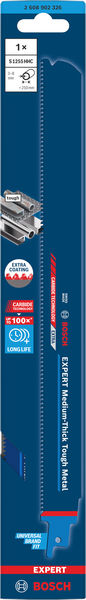 BOSCH EXPERT Medium-Thick Tough Metal S1255HHC Säbelsägeblatt